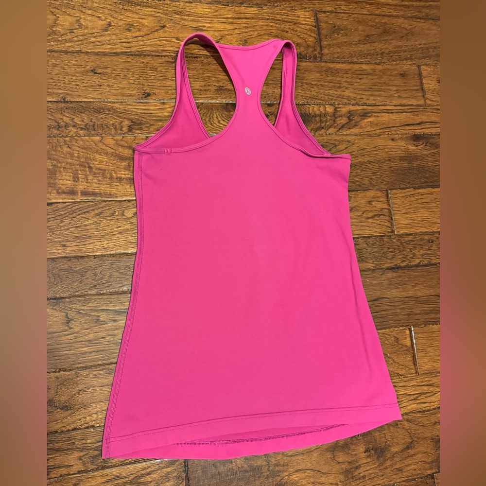Lululemon Women's Pink Cool Racerback Tank Top Size 8